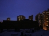 The sun slowly sets